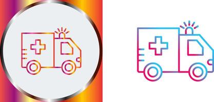 Ambulance Icon Design vector