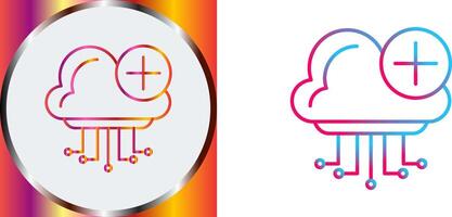 Cloud Computing Icon Design vector