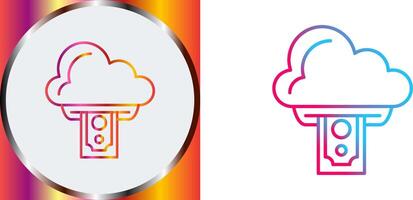 Cloud Computing Icon Design vector