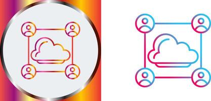 Network Icon Design vector