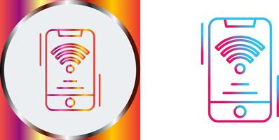 Wifi Signal Icon Design vector