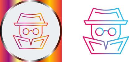 Hacker Icon Design vector