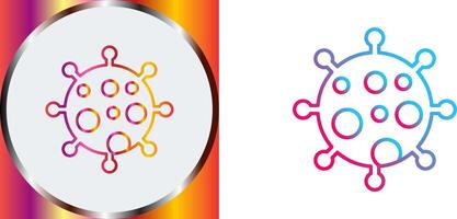 Virus Icon Design vector