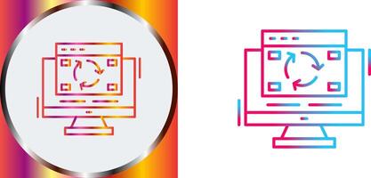 Update Icon Design vector