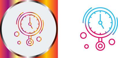 Wall Clock Icon Design vector