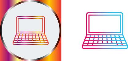 Laptop Icon Design vector