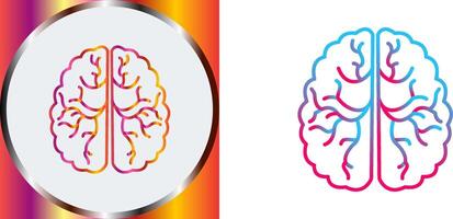 diseño de icono de cerebro vector