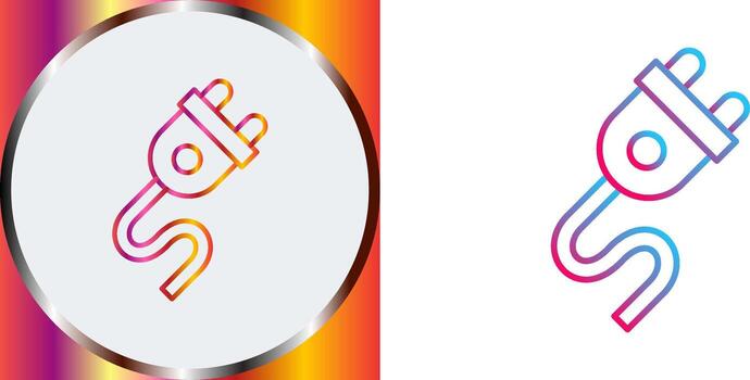 diseño de icono de enchufe vector