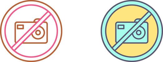 No Pictures Icon Design vector