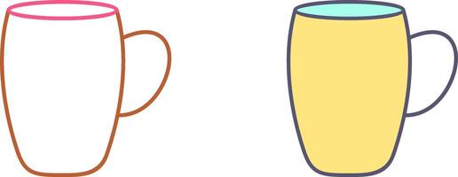 Mug Icon Design vector