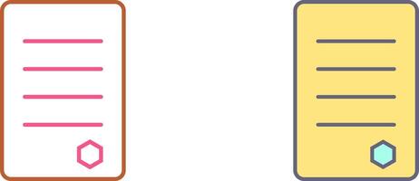 Unique Reports Icon Design vector