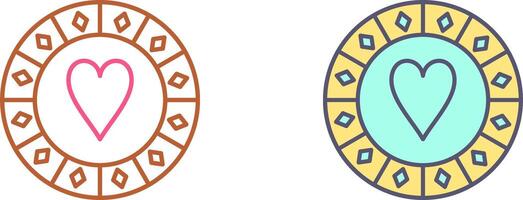 Casino Chips Icon Design vector