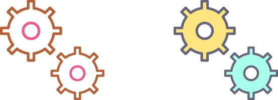 Unique Configurations Icon Design vector