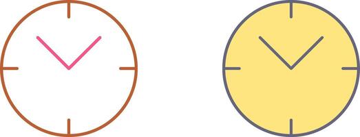 Unique Clock Icon Design vector