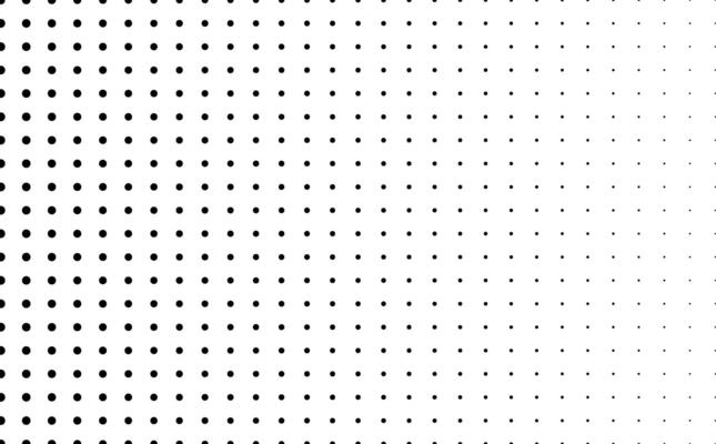 Gradient Dotted Halftone Pattern Overlay