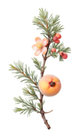 Schönheit natürlich Flora von Grün Blätter und Blumen png