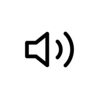 Volume icon, outline vector