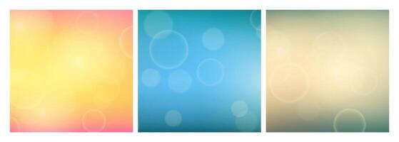 Abstract background with blur bokeh light effect vector