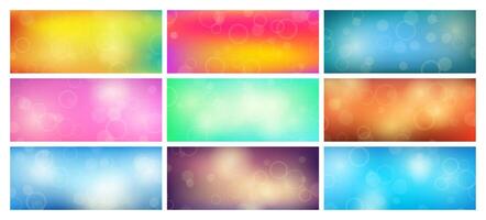 Abstract background with blur bokeh light effect vector