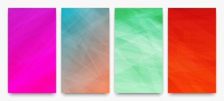 Modern colorful gradient background with lines vector