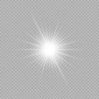 Light effect of lens flares vector