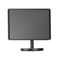 3d rendering monitor icon. 3d business icon concept png