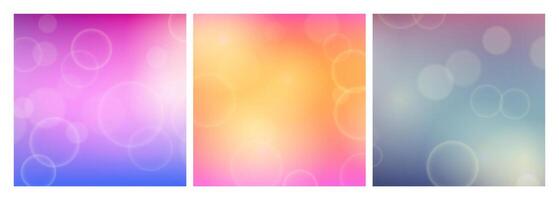 Abstract background with blur bokeh light effect vector