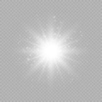 Light effect of lens flares vector