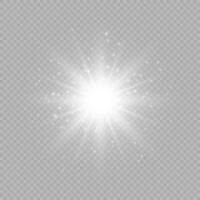 Light effect of lens flares vector