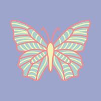Layered Papercut Butterflies vector