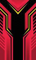 Racing style geometric abstract background. Sublimation printing jersey fabric template vector