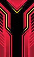 Racing style geometric abstract background. Sublimation printing jersey fabric template vector