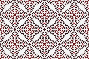 vintage seamless pattern with red and white color vector