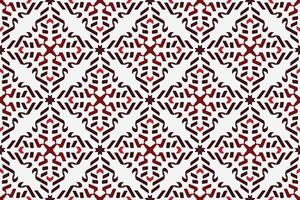 vintage seamless pattern with red and white color vector