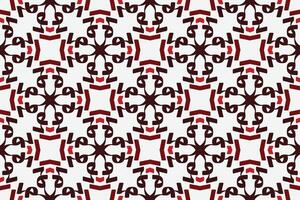 vintage seamless pattern with red and white color vector