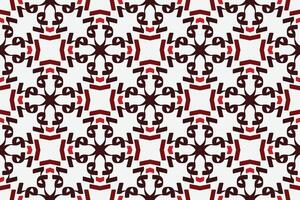 vintage seamless pattern with red and white color vector