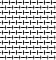 Abstract seamless texture in the form of a black geometric pattern on a white background vector