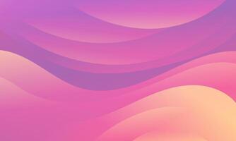 Captivate with the vibrant pink and yellow gradient wave background. Perfect for website backgrounds, social media, advertising, and presentations. vector