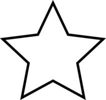estrella icono botón, estrella diseño elemento vector