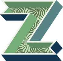 Vintage Alphabet Lettering Z png