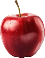 Red Apple fruits isolated on a transparent background png