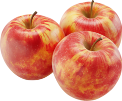 Fresh Apple fruits isolated on a transparent background png