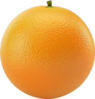 Frais Orange des fruits isolé sur une transparent Contexte png