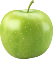 Fresh Green Apple fruits isolated on a transparent background png