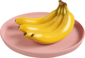 amarelo banana - delicioso banana isolado em uma transparente fundo png