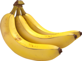 Gelb Banane - - köstlich Banane isoliert auf ein transparent Hintergrund png