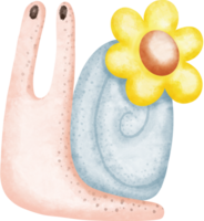 primavera acuarelas elementos png