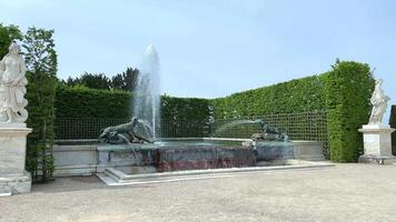 fontein in Versailles Parijs Frankrijk is de plaats waar veel films waren schot inclusief angelique en de koning video