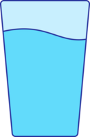 glas van water illustratie transparant achtergrond png
