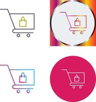 Unique Cart Icon Design vector